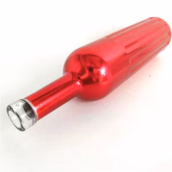 Garrafa de vinho galvanizada Jingna 750 ml garrafa de champanhe vazia elegante pintada de ouro