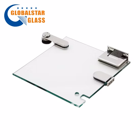 Vidro laminado temperado ultra transparente de 3-19 mm/vidro de porta temperado/vidro polido de borda/vidro fosco/vidro de construção/vidro de design/vidro de espelho para box de chuveiro