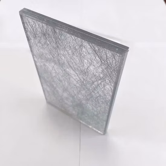 Vidro de segurança laminado temperado semi-temperado plano curvo para corrimão de balaustrada